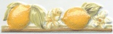 Плитка Kerama Marazzi Капри лимончики TLA004 бордюр (9,9х3) на сайте domix.by