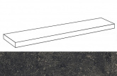 Плитка Italon Рум Стоун Блэк ступень угловая левая (33x60) на сайте domix.by