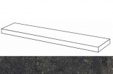 Плитка Italon Рум Стоун Блэк ступень угловая правая (33x60) на сайте domix.by