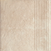 Клинкерная плитка Ceramika Paradyz Scandiano Beige ступень простая (30x30) на сайте domix.by