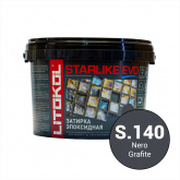 Фуга для плитки Litokol Starlike Evo S.140 Nero Grafite (2,5 кг) на сайте domix.by