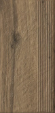 Клинкерная плитка Ceramika Paradyz Carrizo Wood ступень структура матовая (30x60) на сайте domix.by