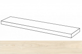 Плитка Italon Рум Вуд Уайт ступень угловая правая (33x120) на сайте domix.by