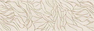 Плитка Meissen Keramik Organic нити, бежевый OR2U012DT декор (25x75)