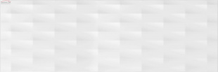 Плитка Meissen Keramik Trendy рельеф, пики, белый TYU052D (25x75)