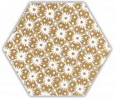 Плитка Ceramika Paradyz Shiny Lines Gold Heksagon Inserto D 1 (19,8х17,1) на сайте domix.by