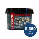 Фуга для плитки Litokol Starlike Evo S.350 Blu Zaffiro (2,5 кг) на сайте domix.by