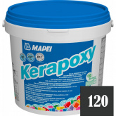 Фуга для плитки Mapei Kerapoxy N120 черная (5 кг) на сайте domix.by