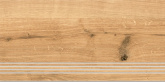 Плитка Cersanit Woodhouse коричневый WS4O116 ступень (29,7x59,8) на сайте domix.by