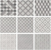 Мозаика Kerama Marazzi Карнаби-стрит орнамент серый (20,1х20,1) на сайте domix.by