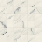 Керамогранит Atlas Concorde Forte dei Marmi Panda White mosaic Cer (30x30х0,9) арт. 610110001060 сатинированный на сайте domix.by