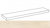 Плитка Italon Рум Вуд Уайт ступень угловая левая (33x120) на сайте domix.by