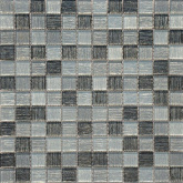Мозаика Leedo Ceramica Silk Way Black Tissue СТ-0055 (23х23) 4 мм на сайте domix.by