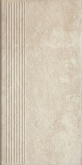 Клинкерная плитка Ceramika Paradyz Scandiano Beige ступень простая (30x60) на сайте domix.by