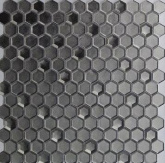 Мозаика Leedo Ceramica Alchimia Argento grani hexagon СТ-0014 (23х13) 6 мм на сайте domix.by