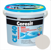 Фуга для плитки Ceresit СЕ 40 Aquastatic эластичная серебристо-серая 04 (2 кг) на сайте domix.by