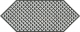 Плитка Kerama Marazzi Келуш черно белый 3 декор (14х34) арт. HGD\A482\35006 на сайте domix.by