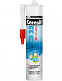 Герметик силиконовый Ceresit CS 25 санитарный белый (01) 280 мл на сайте domix.by