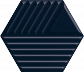 Плитка Ceramika Paradyz Intense Tone Blue Heksagon Struktura C (19,8х17,1) на сайте domix.by