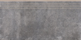Плитка Cerrad Montego antracyt обрезной матовый ступень (29,7х59,7) на сайте domix.by