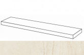 Плитка Italon Рум Стоун Уайт ступень угловая правая (33x60) на сайте domix.by