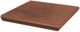 Клинкерная плитка Ceramika Paradyz Taurus brown ступень угловая структурная (33x33)