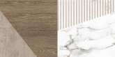 Плитка Laparet Savage коричневый узор матовый (25х50) на сайте domix.by