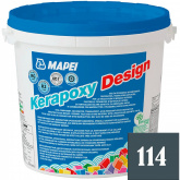 Фуга для плитки Mapei Kerapoxy Design N114 антрацит  (3 кг) на сайте domix.by