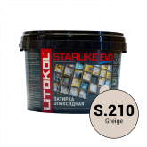 Фуга для плитки Litokol Starlike Evo S.210 Greige (1 кг) на сайте domix.by