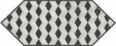 Плитка Kerama Marazzi Келуш черно белый 4 декор (14х34) арт. HGD\A483\35006 на сайте domix.by