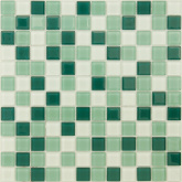 Мозаика Leedo Ceramica Acquarelle Peppermint СТ-0009 (23х23) 4 мм на сайте domix.by