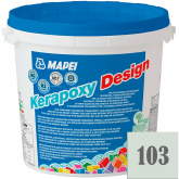 Фуга для плитки Mapei Kerapoxy Design N103 белая луна  (3 кг) на сайте domix.by