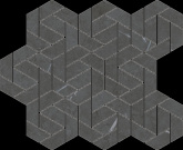 Плитка Italon Метрополис Империал Блэк Айкон мозаика арт. 620110000158 (28,6x38,7) на сайте domix.by