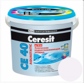Фуга для плитки Ceresit СЕ 40 Aquastatic эластичная мраморно-белая 03 (2 кг) на сайте domix.by