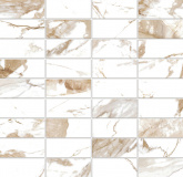 Плитка Meissen Keramik Wild chic белый мозаика A16678 (30x30) на сайте domix.by