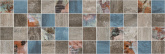 Плитка Laparet Country мозаичный темный декор (20х60) на сайте domix.by
