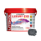 Фуга для плитки Litokol Luxury Evo LLE.140 мокрый асфальт (2 кг) на сайте domix.by