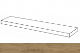 Плитка Italon Лофт Оак ступень угловая правая (33x160) на сайте domix.by
