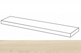 Плитка Italon Рум Вуд Беж ступень угловая правая (33x120) на сайте domix.by