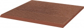 Клинкерная плитка Ceramika Paradyz Taurus brown ступень рельефная структурная (30x30) на сайте domix.by