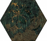 Плитка Ceramika Paradyz Intense Tone Green Inserto Heksagon A декор (19,8х17,1) на сайте domix.by