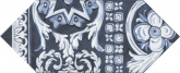 Плитка Kerama Marazzi Алмаш синий 2 декор (14х34) арт. HGD\A513\35000 на сайте domix.by