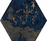 Плитка Ceramika Paradyz Intense Tone Blue Inserto Heksagon A декор (19,8х17,1) на сайте domix.by