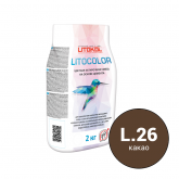 Фуга для плитки Litokol Litocolor L.26 какао (2 кг) на сайте domix.by