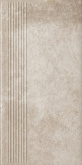 Клинкерная плитка Ceramika Paradyz Viano Beige ступень простая (30x60) на сайте domix.by