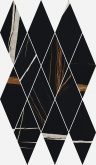 Плитка Italon Шарм Делюкс Сахара Нуар даймонд мозаика люкс (28x48) на сайте domix.by