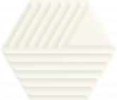 Плитка Ceramika Paradyz Woodskin Bianco Heksagon Struktura C (19,8х17,1) на сайте domix.by
