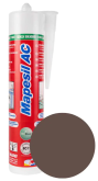 Герметик силиконовый Mapei Mapesil AC N144 шоколад (310 мл) на сайте domix.by