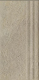 Клинкерная плитка Ceramika Paradyz Eremite Crema ступень структура матовая (30x60) на сайте domix.by