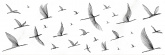 Плитка Мeissen Keramik Elegance птицы, белый  EG2U051DT (25x75) на сайте domix.by